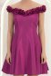 Rochie scurta cu sclipici in clos cu volanase - StarShinerS 6 - StarShinerS.ro