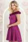 Rochie scurta cu sclipici in clos cu volanase - StarShinerS 2 - StarShinerS.ro