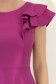 Rochie zmeura cu sclipici midi in clos cu volanase - StarShinerS 5 - StarShinerS.ro