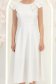 Rochie ivoire cu sclipici midi in clos cu volanase - StarShinerS 6 - StarShinerS.ro