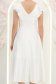 Rochie ivoire cu sclipici midi in clos cu volanase - StarShinerS 7 - StarShinerS.ro
