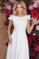 Rochie ivoire cu sclipici midi in clos cu volanase - StarShinerS 1 - StarShinerS.ro