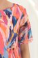 Bluza dama din voal roz cu croi larg si imprimeu - StarShinerS 4 - StarShinerS.ro