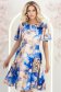 Rochie albastra midi in clos cu mâneci tip fluture - StarShinerS 1 - StarShinerS.ro