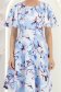 Rochie albastru deschis midi in clos cu mâneci tip fluture - StarShinerS 5 - StarShinerS.ro