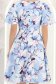 Rochie albastru deschis midi in clos cu mâneci tip fluture - StarShinerS 6 - StarShinerS.ro