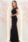 Rochie neagra lunga tip sirenă cu umeri goi- StarShinerS 2 - StarShinerS.ro