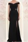 Rochie neagra lunga tip sirenă cu umeri goi- StarShinerS 4 - StarShinerS.ro