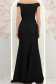 Rochie neagra lunga tip sirenă cu umeri goi- StarShinerS 4 - StarShinerS.ro