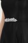 Cordon decorativ negru cu sclipici si pietre strass - StarShinerS 2 - StarShinerS.ro
