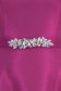 Cordon decorativ zmeura cu sclipici si pietre strass - StarShinerS 4 - StarShinerS.ro