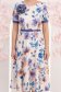 Rochie crem midi in clos cu accesoriu tip curea si brosa florala - StarShinerS 5 - StarShinerS.ro