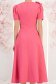 Rochie roz midi in clos accesorizata cu 2 brose 3D - StarShinerS 5 - StarShinerS.ro