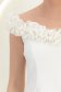 Rochie ivoire cu sclipici scurta in clos cu volanase - StarShinerS 5 - StarShinerS.ro