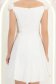 Rochie ivoire cu sclipici scurta in clos cu volanase - StarShinerS 7 - StarShinerS.ro