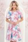 Rochie roz deschis midi in clos cu mâneci tip fluture - StarShinerS 1 - StarShinerS.ro