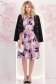 Rochie lila midi in clos cu mâneci tip fluture - StarShinerS 3 - StarShinerS.ro