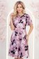 Rochie lila midi in clos cu mâneci tip fluture - StarShinerS 1 - StarShinerS.ro