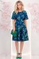 Rochie bleumarin midi in clos cu mâneci tip fluture - StarShinerS 3 - StarShinerS.ro