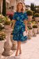 Rochie bleumarin midi in clos cu mâneci tip fluture - StarShinerS 1 - StarShinerS.ro