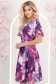 Rochie mov midi in clos cu mâneci tip fluture - StarShinerS 2 - StarShinerS.ro