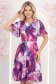Rochie mov midi in clos cu mâneci tip fluture - StarShinerS 1 - StarShinerS.ro