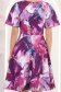 Rochie mov midi in clos cu mâneci tip fluture - StarShinerS 6 - StarShinerS.ro
