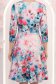 Rochie albastru-deschis până la genunchi in clos cu imprimeu floral - StarShinerS 5 - StarShinerS.ro