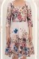 Rochie până la genunchi roz pudra in clos cu imprimeu floral - StarShinerS 5 - StarShinerS.ro