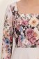 Rochie până la genunchi roz pudra in clos cu imprimeu floral - StarShinerS 4 - StarShinerS.ro