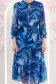 Rochie din viscoza imprimata midi in clos cu elastic in talie si curea detasabila - StarShinerS 5 - StarShinerS.ro