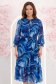 Rochie imprimata midi in clos cu elastic in talie si curea detasabila - StarShinerS 1 - StarShinerS.ro