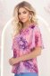 Bluza dama din voal imprimata floral cu croi larg si imprimeu - StarShinerS 2 - StarShinerS.ro