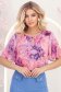 Bluza dama din voal imprimata floral cu croi larg si imprimeu - StarShinerS 1 - StarShinerS.ro