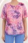 Bluza dama din voal imprimata floral cu croi larg si imprimeu - StarShinerS 5 - StarShinerS.ro