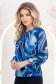 Bluza din viscoza imprimata cu croi larg si volanase la maneca - StarShinerS 2 - StarShinerS.ro