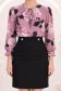 Bluza din viscoza lila cu croi larg si volanase la maneca - StarShinerS 4 - StarShinerS.ro