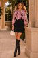 Bluza din viscoza lila cu croi larg si volanase la maneca - StarShinerS 2 - StarShinerS.ro