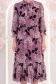 Rochie lila midi in clos cu elastic in talie si curea detasabila - StarShinerS 4 - StarShinerS.ro