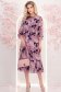 Rochie lila midi in clos cu elastic in talie si curea detasabila - StarShinerS 2 - StarShinerS.ro