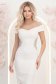 Rochie ivoire midi tip creion cu aplicatii strass - StarShinerS 1 - StarShinerS.ro