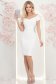 Rochie ivoire midi tip creion cu aplicatii strass - StarShinerS 3 - StarShinerS.ro