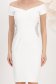 Rochie ivoire midi tip creion cu aplicatii strass - StarShinerS 5 - StarShinerS.ro