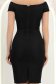 Rochie neagra midi tip creion cu aplicatii strass - StarShinerS 6 - StarShinerS.ro