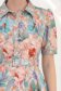 Rochie mint midi in clos cu imprimeu floral si curea- StarShinerS 4 - StarShinerS.ro