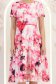 Rochie roz midi in clos accesorizata cu cordon si buzunare laterale 3 - StarShinerS.ro