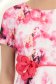 Rochie roz midi in clos accesorizata cu cordon si buzunare laterale 2 - StarShinerS.ro