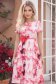 Rochie roz midi in clos accesorizata cu cordon si buzunare laterale 1 - StarShinerS.ro