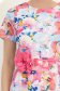 Rochie cu imprimeu midi in clos accesorizata cu cordon si buzunare laterale 5 - StarShinerS.ro