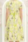 Rochie verde lime midi in clos accesorizata cu cordon si buzunare laterale 6 - StarShinerS.ro